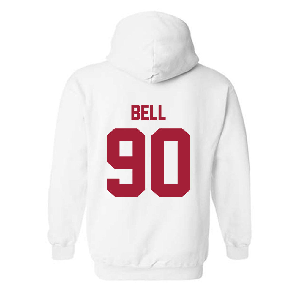 Arkansas - NCAA Football : Caleb Bell - Generic Shersey Hooded Sweatshirt-1