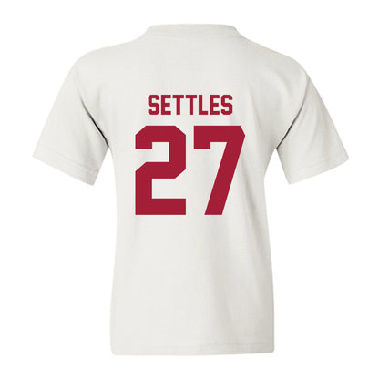 Arkansas - NCAA Football : Cameron Settles - Generic Shersey Youth T-Shirt-1