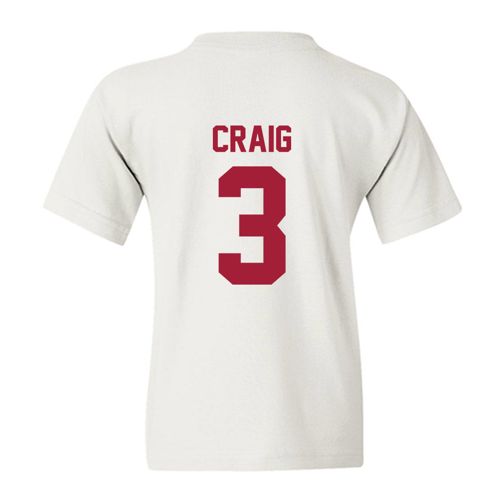 Arkansas - NCAA Women's Soccer : Nuria Craig - Generic Shersey Youth T-Shirt-1