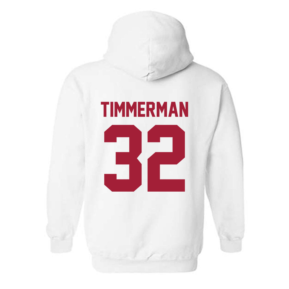 Arkansas - NCAA Softball : Saylor Timmerman - Generic Shersey Hooded Sweatshirt-1