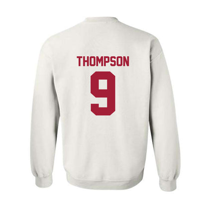 Arkansas - NCAA Men's Basketball : Davion Thompson - Generic Shersey Crewneck Sweatshirt-1