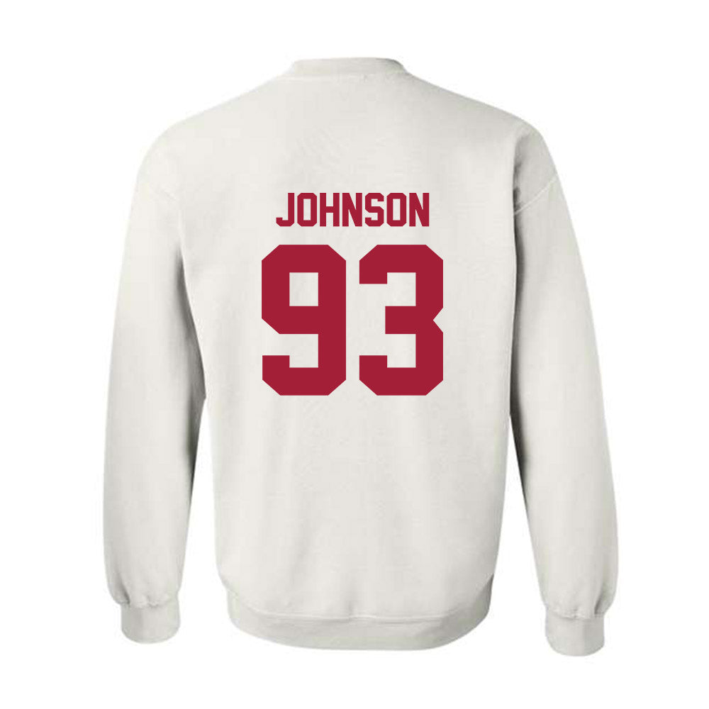 Arkansas - NCAA Football : Keiundre Johnson - Generic Shersey Crewneck Sweatshirt-1