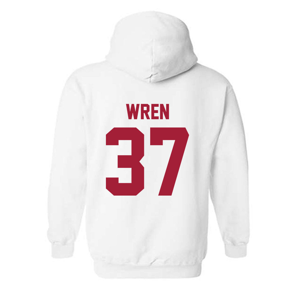 Arkansas - NCAA Baseball : Grant Wren - Generic Shersey Hooded Sweatshirt-1