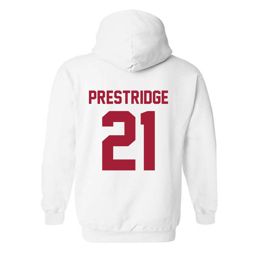 Arkansas - NCAA Women's Basketball : Kyiah Prestridge - Generic Shersey Hooded Sweatshirt-1