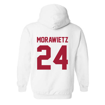 Arkansas - NCAA Women's Soccer : Kayla Morawietz - Generic Shersey Hooded Sweatshirt-1