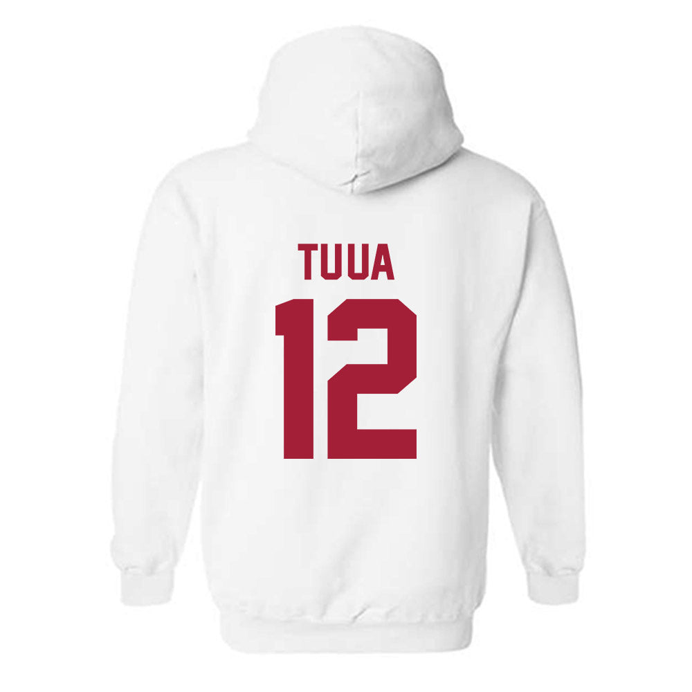 Arkansas - NCAA Women's Soccer : Vailana Tu'ua - Generic Shersey Hooded Sweatshirt-1