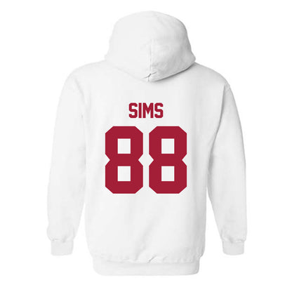 Arkansas - NCAA Football : Xadavien Sims - Generic Shersey Hooded Sweatshirt-1