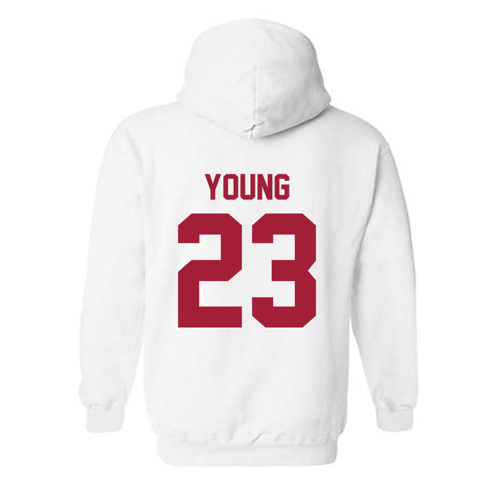 Arkansas - NCAA Football : Kevin Young - Generic Shersey Hooded Sweatshirt-1