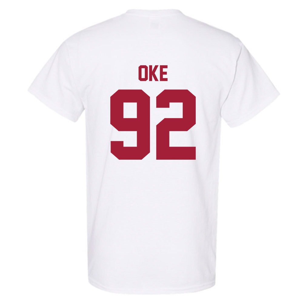 Arkansas - NCAA Football : David Oke - Generic Shersey T-Shirt-1