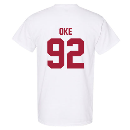 Arkansas - NCAA Football : David Oke - Generic Shersey T-Shirt-1