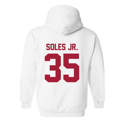 Arkansas - NCAA Football : Steven Soles Jr. - Generic Shersey Hooded Sweatshirt-1