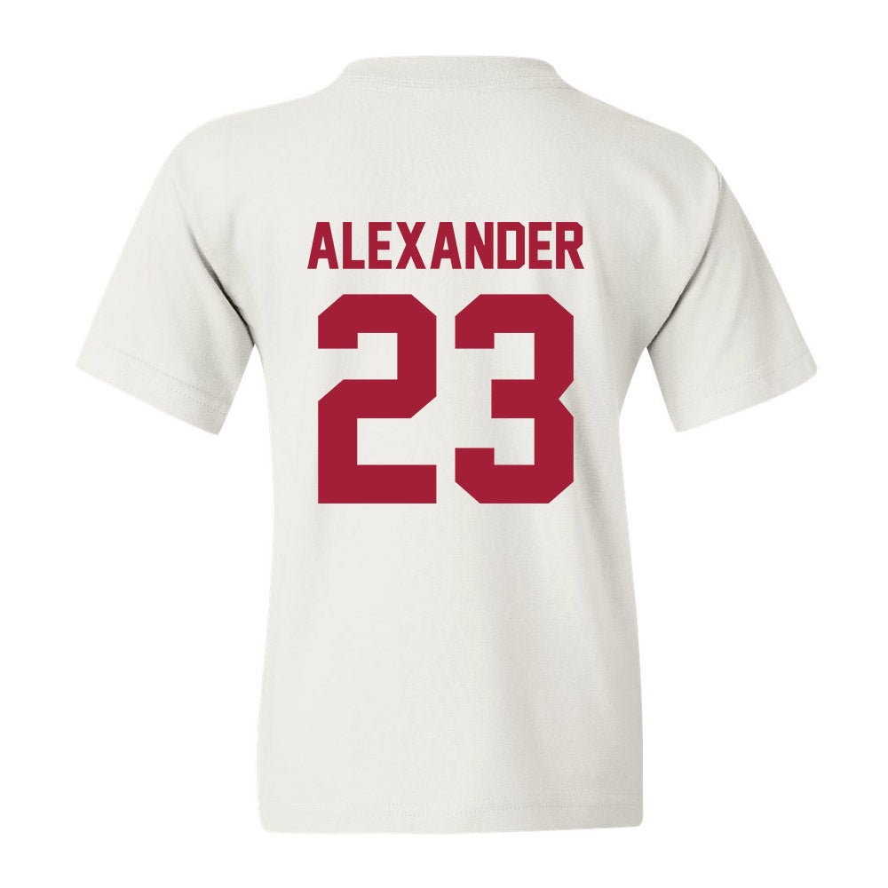 Arkansas - NCAA Women's Volleyball : Aleki Alexander - Generic Shersey Youth T-Shirt