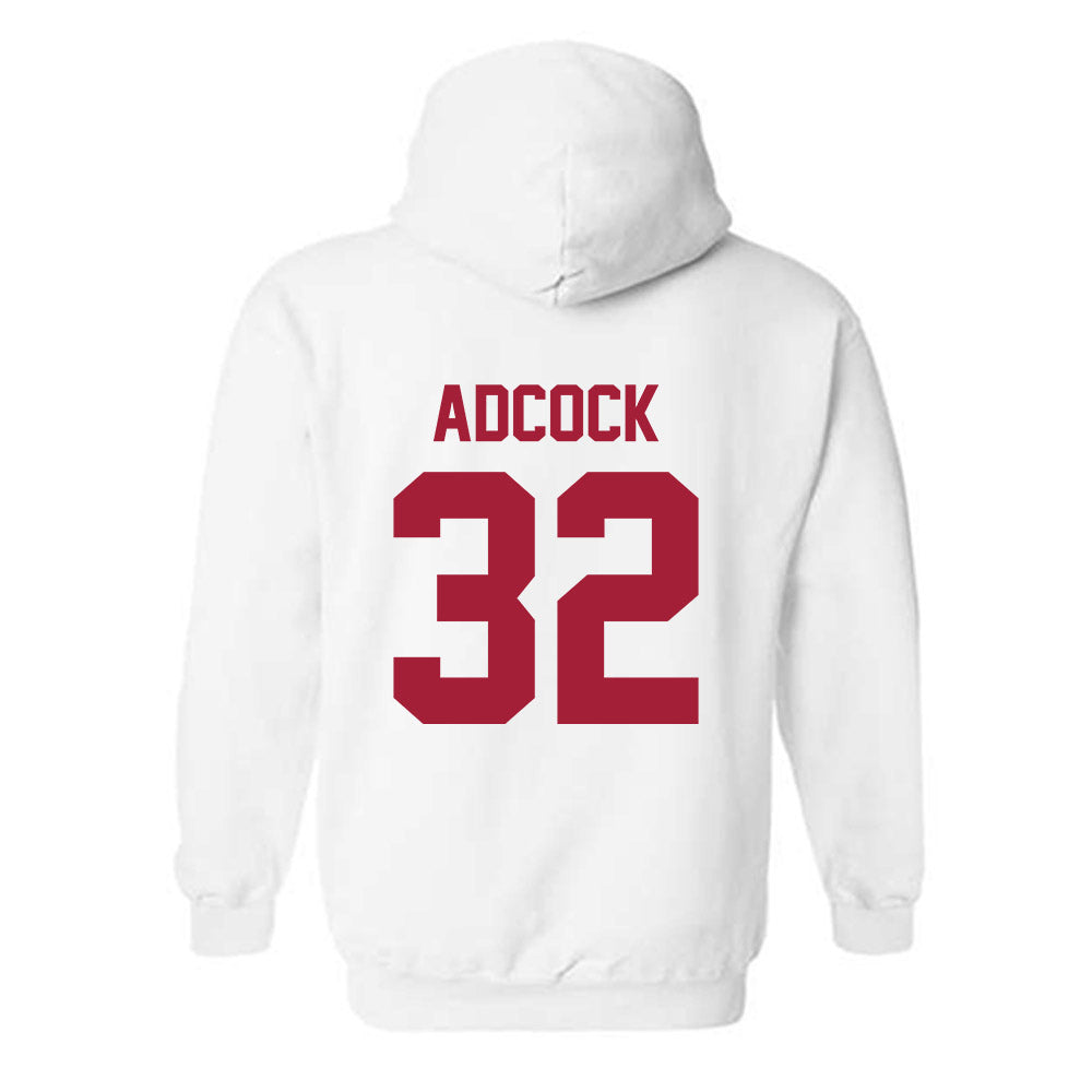 Arkansas - NCAA Football : Matthew Adcock - Generic Shersey Hooded Sweatshirt-1