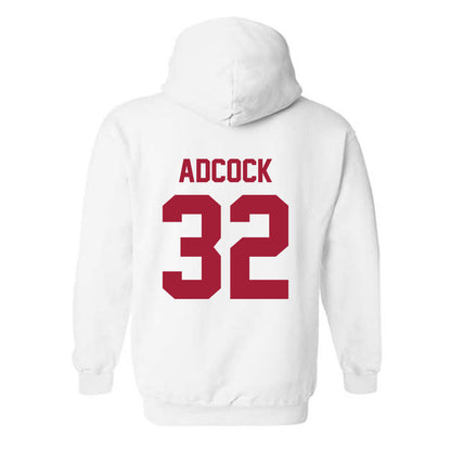 Arkansas - NCAA Football : Matthew Adcock - Generic Shersey Hooded Sweatshirt-1