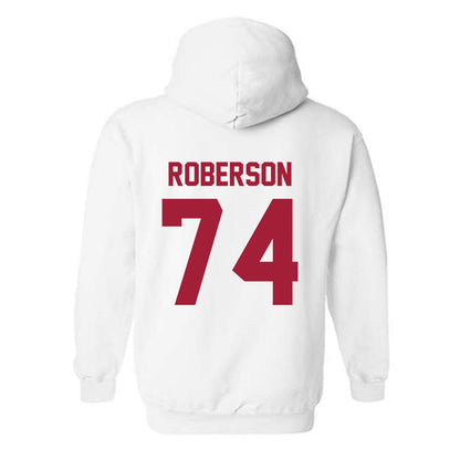 Arkansas - NCAA Football : Terence Roberson - Generic Shersey Hooded Sweatshirt-1