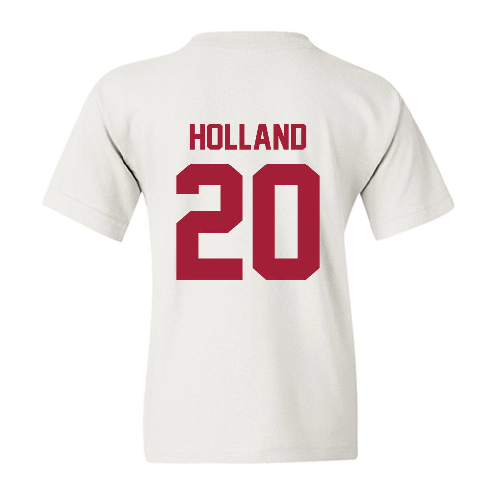 Arkansas - NCAA Baseball : Max Holland - Generic Shersey Youth T-Shirt-1