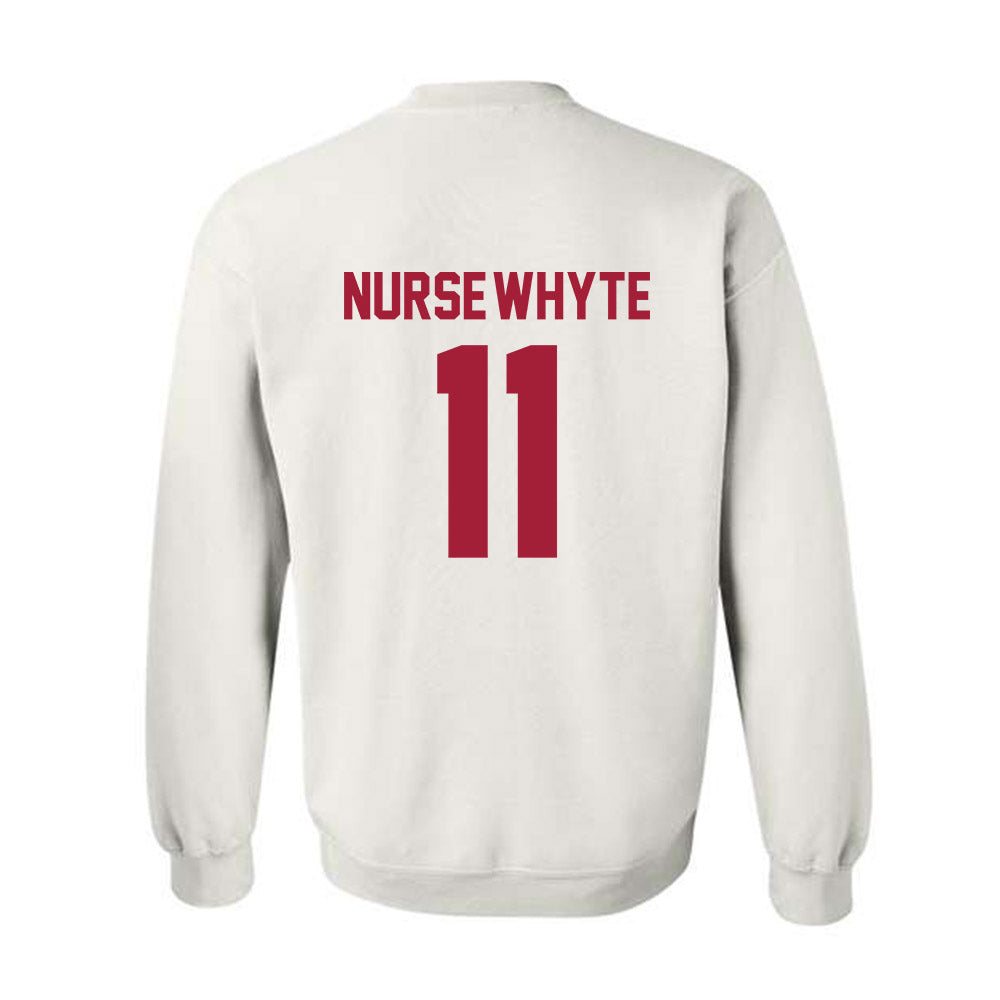 Arkansas - NCAA Women's Soccer : Aniyah Nurse-Whyte - Generic Shersey Crewneck Sweatshirt-1