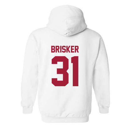 Arkansas - NCAA Football : Blake Brisker - Generic Shersey Hooded Sweatshirt-1