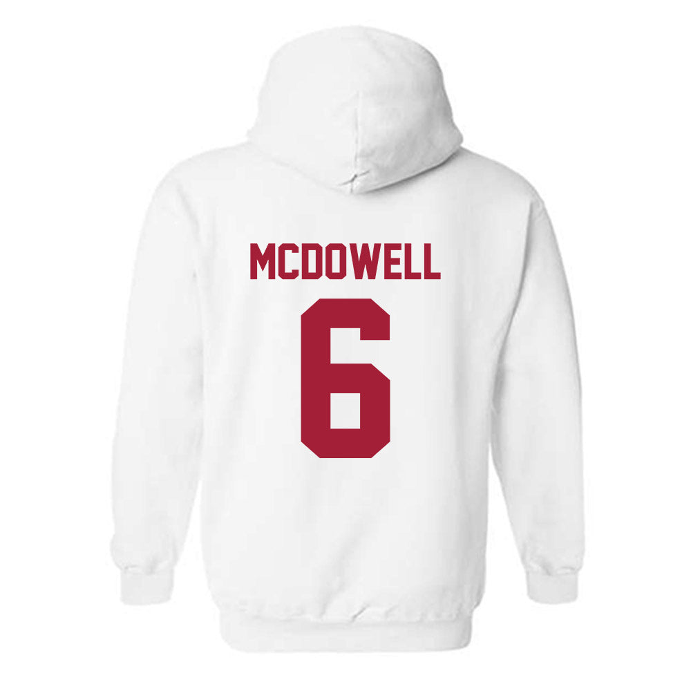 Arkansas - NCAA Softball : Ella McDowell - Generic Shersey Hooded Sweatshirt-1