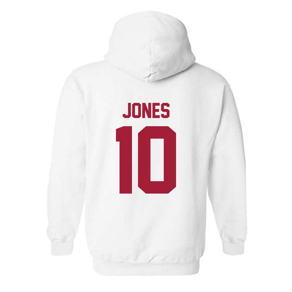 Arkansas - NCAA Women's Basketball : Taleyah Jones - Generic Shersey Hooded Sweatshirt-1