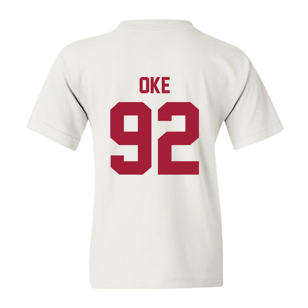 Arkansas - NCAA Football : David Oke - Generic Shersey Youth T-Shirt-1