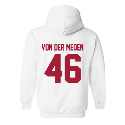 Arkansas - NCAA Football : Charlie von der Meden - Generic Shersey Hooded Sweatshirt