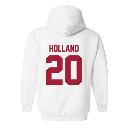 Arkansas - NCAA Baseball : Max Holland - Generic Shersey Hooded Sweatshirt-1