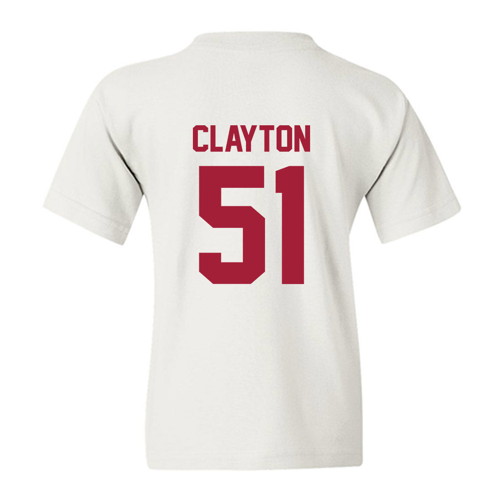 Arkansas - NCAA Football : Carey Clayton - Generic Shersey Youth T-Shirt-1