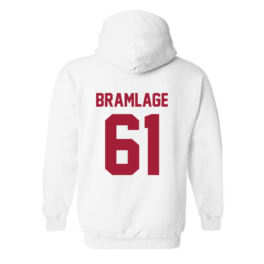 Arkansas - NCAA Football : Kaden Bramlage - Generic Shersey Hooded Sweatshirt-1