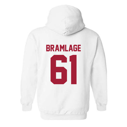 Arkansas - NCAA Football : Kaden Bramlage - Generic Shersey Hooded Sweatshirt-1