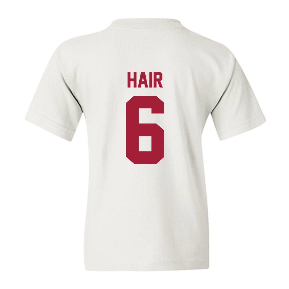 Arkansas - NCAA Women's Soccer : Cora Hair - Generic Shersey Youth T-Shirt-1