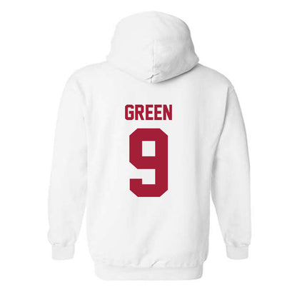 Arkansas - NCAA Women's Soccer : Londyn Green - Generic Shersey Hooded Sweatshirt-1