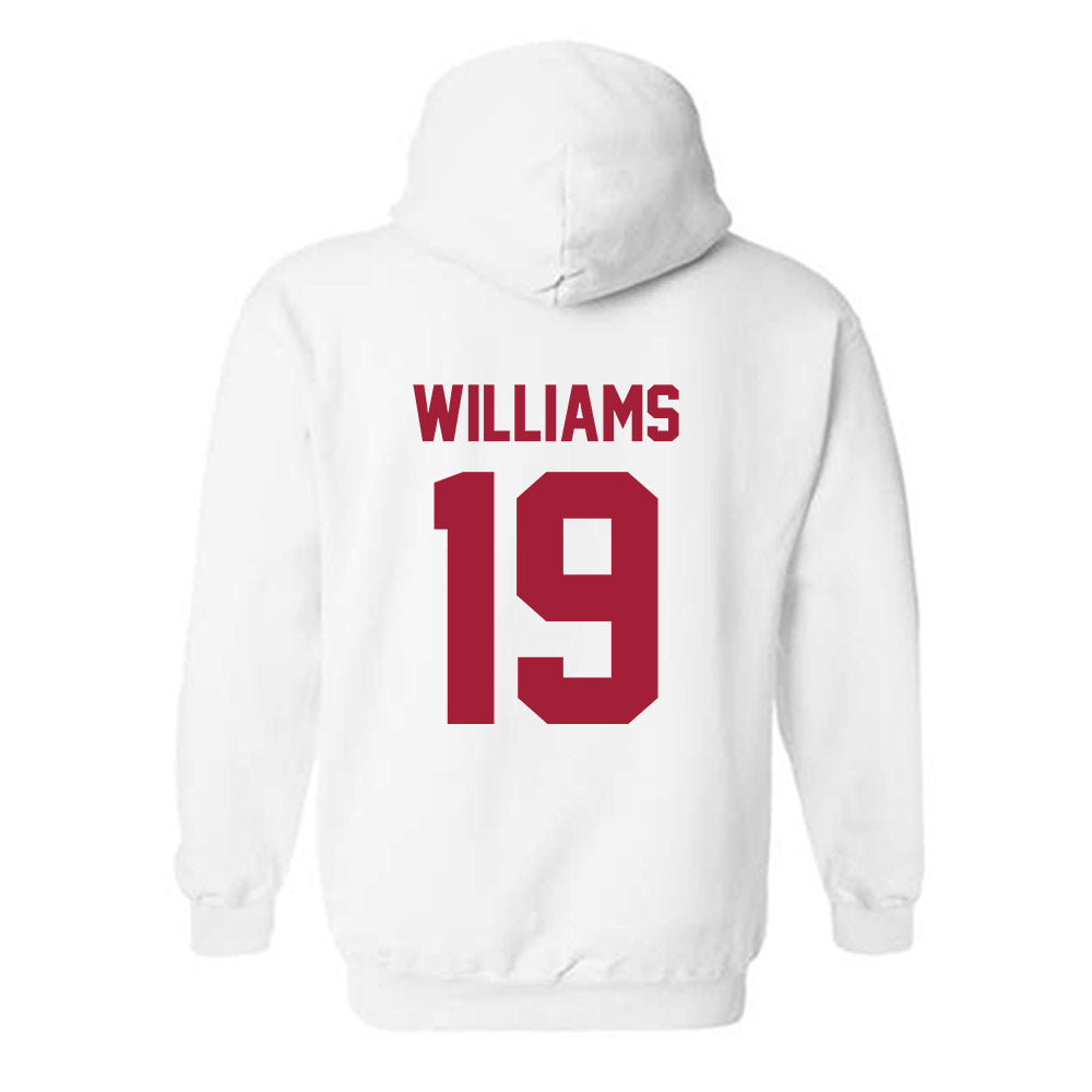 Arkansas - NCAA Football : Kyndrick Williams - Generic Shersey Hooded Sweatshirt-1