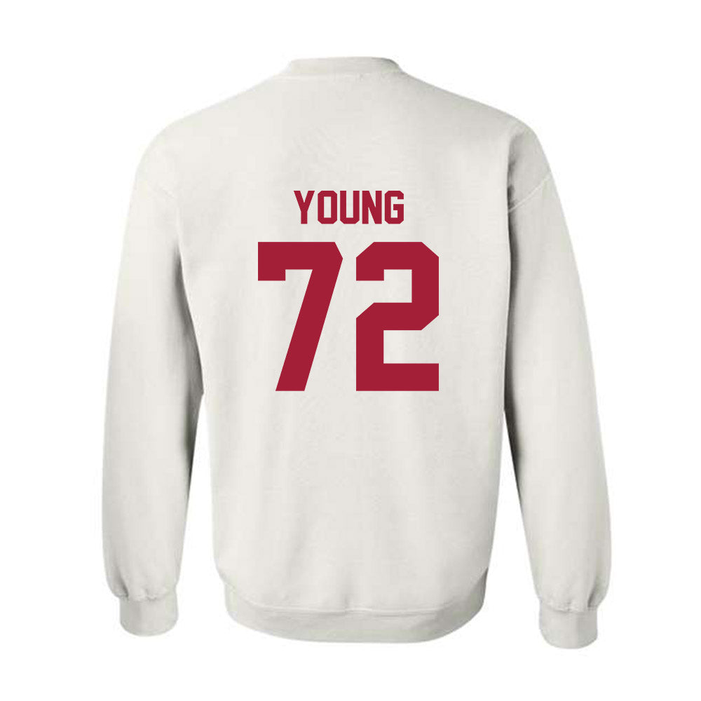 Arkansas - NCAA Football : Tucker Young - Generic Shersey Crewneck Sweatshirt-1