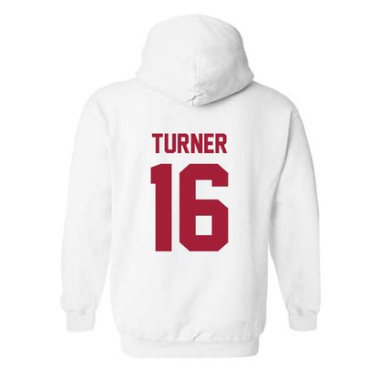 Arkansas - NCAA Baseball : Christian Turner - Generic Shersey Hooded Sweatshirt-1