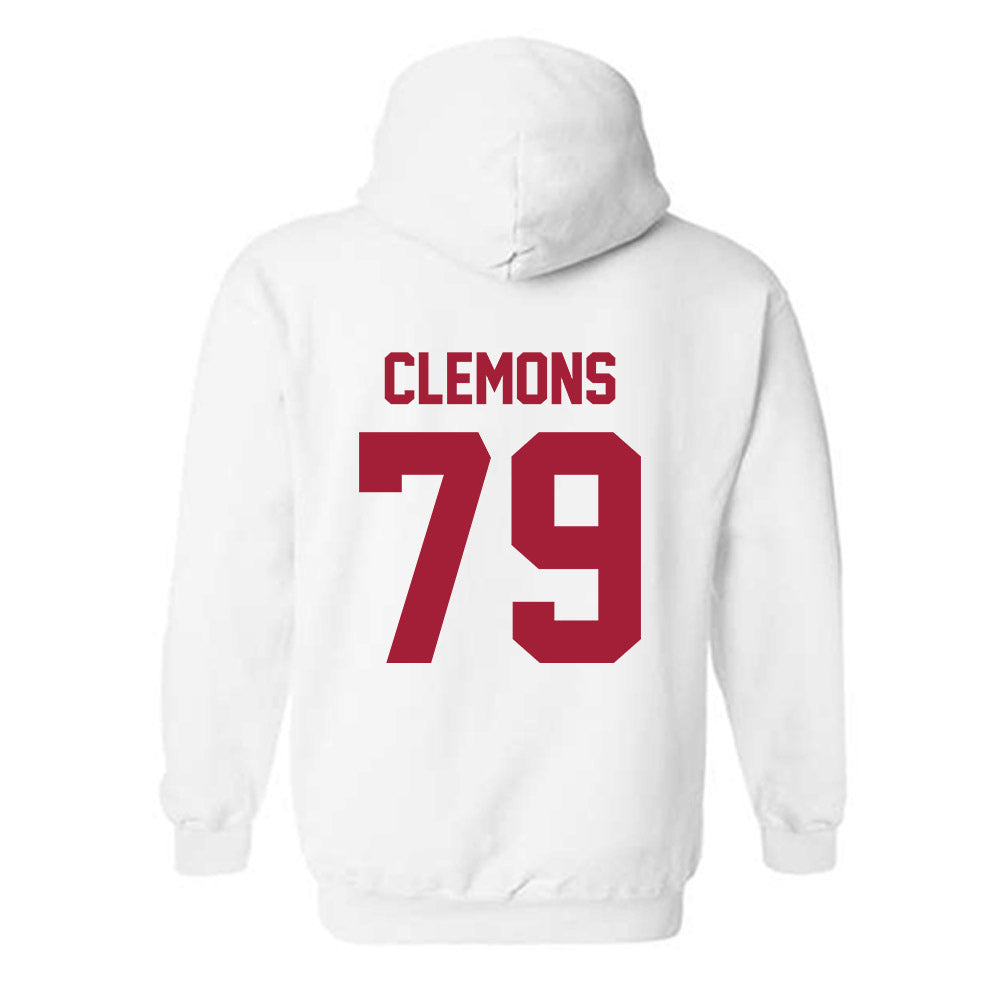 Arkansas - NCAA Football : Josiah Clemons - Generic Shersey Hooded Sweatshirt-1