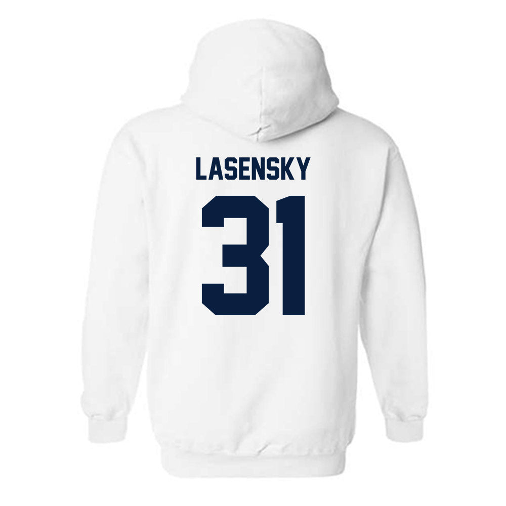 Monmouth - NCAA Men's Lacrosse : Brayden Lasensky - Classic Shersey Hooded Sweatshirt-1
