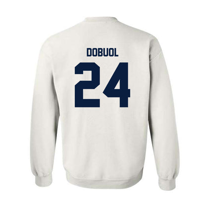 Monmouth - NCAA Men's Basketball : Jinup Dobuol - Classic Shersey Crewneck Sweatshirt-1