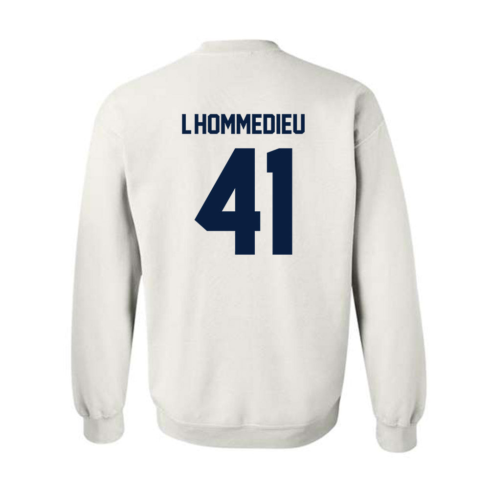 Monmouth - NCAA Men's Lacrosse : Benjamin L'Hommedieu - Classic Shersey Crewneck Sweatshirt-1