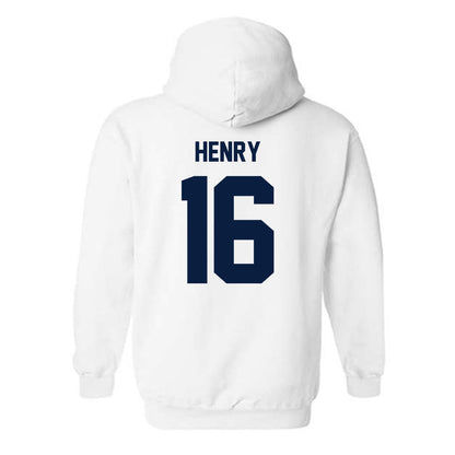 Monmouth - NCAA Men's Lacrosse : Mark Henry - Classic Shersey Hooded Sweatshirt-1