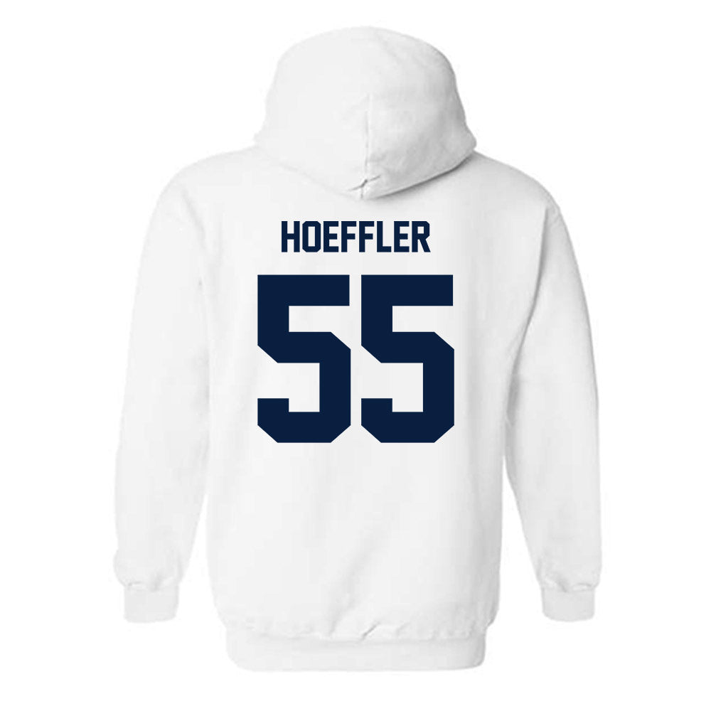 Monmouth - NCAA Football : Justin Hoeffler - Classic Shersey Hooded Sweatshirt-1