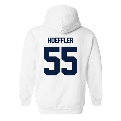 Monmouth - NCAA Football : Justin Hoeffler - Classic Shersey Hooded Sweatshirt-1