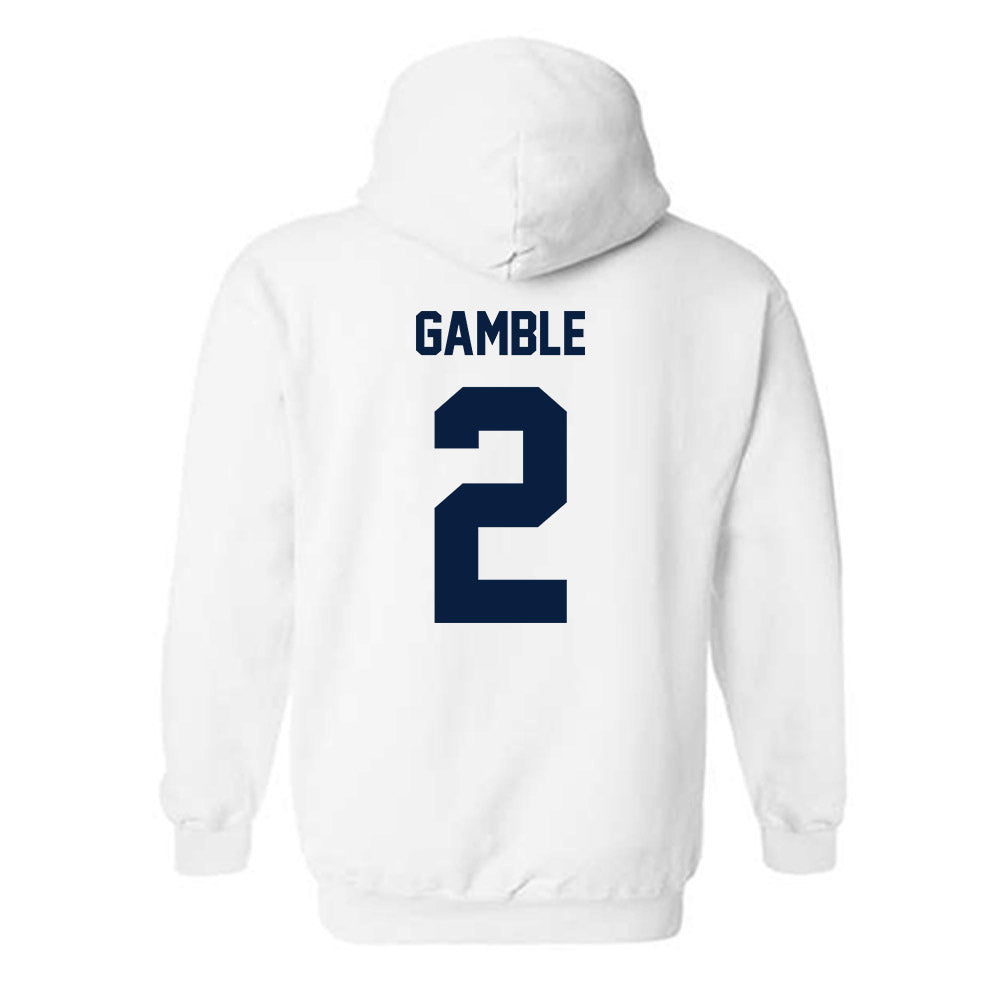Monmouth - NCAA Women's Basketball : Gissel Gamble - Classic Shersey Hooded Sweatshirt-1