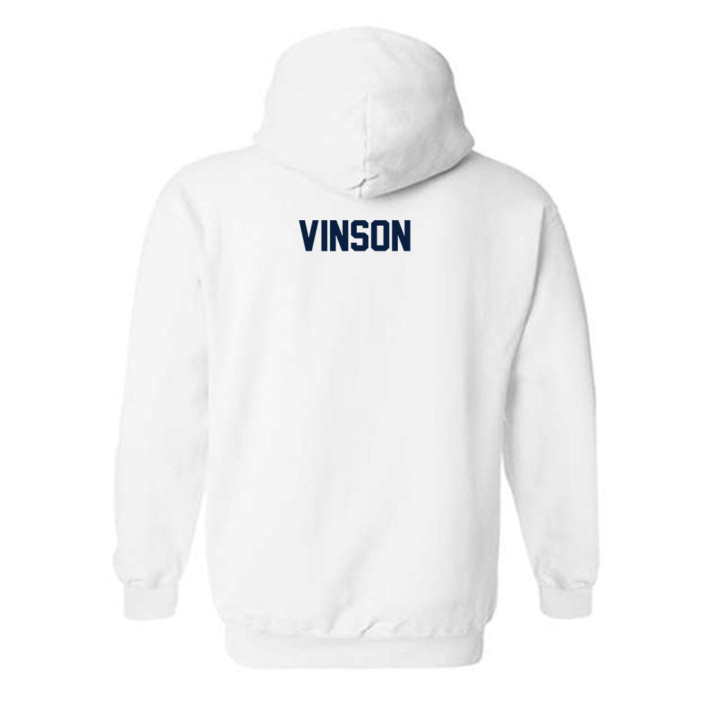 Monmouth - NCAA Men's Golf : Dallas Vinson - Classic Shersey Hooded Sweatshirt-1