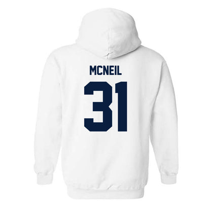 Monmouth - NCAA Football : Amori McNeil - Classic Shersey Hooded Sweatshirt-1