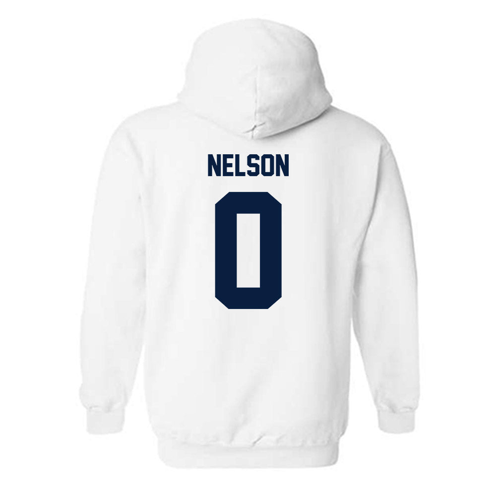 Monmouth - NCAA Football : Gavin Nelson - Classic Shersey Hooded Sweatshirt-1