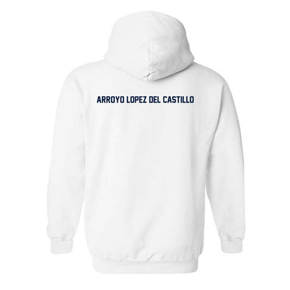 Monmouth - NCAA Men's Swimming & Diving : Izan Arroyo Lopez del Castillo - Classic Shersey Hooded Sweatshirt-1