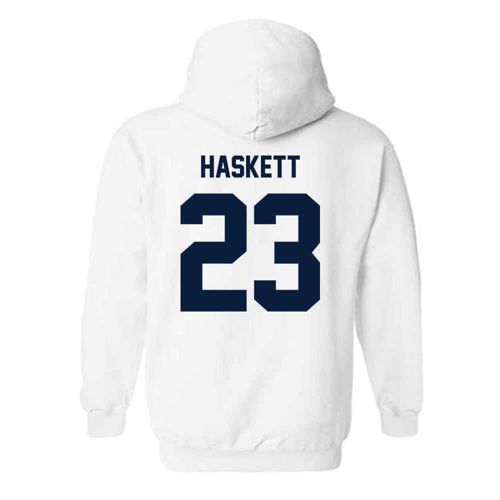 Monmouth - NCAA Football : Amir Haskett - Classic Shersey Hooded Sweatshirt-1