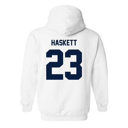 Monmouth - NCAA Football : Amir Haskett - Classic Shersey Hooded Sweatshirt-1