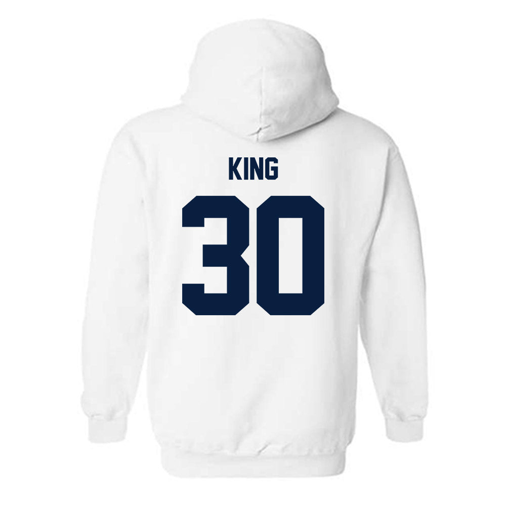 Monmouth - NCAA Men's Soccer : Jason King - Classic Shersey Hooded Sweatshirt-1